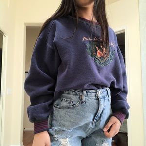 Alaska Vintage Embroidered Sweatshirt